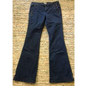 Banana Republic flare sailor-style jeans, sz 29